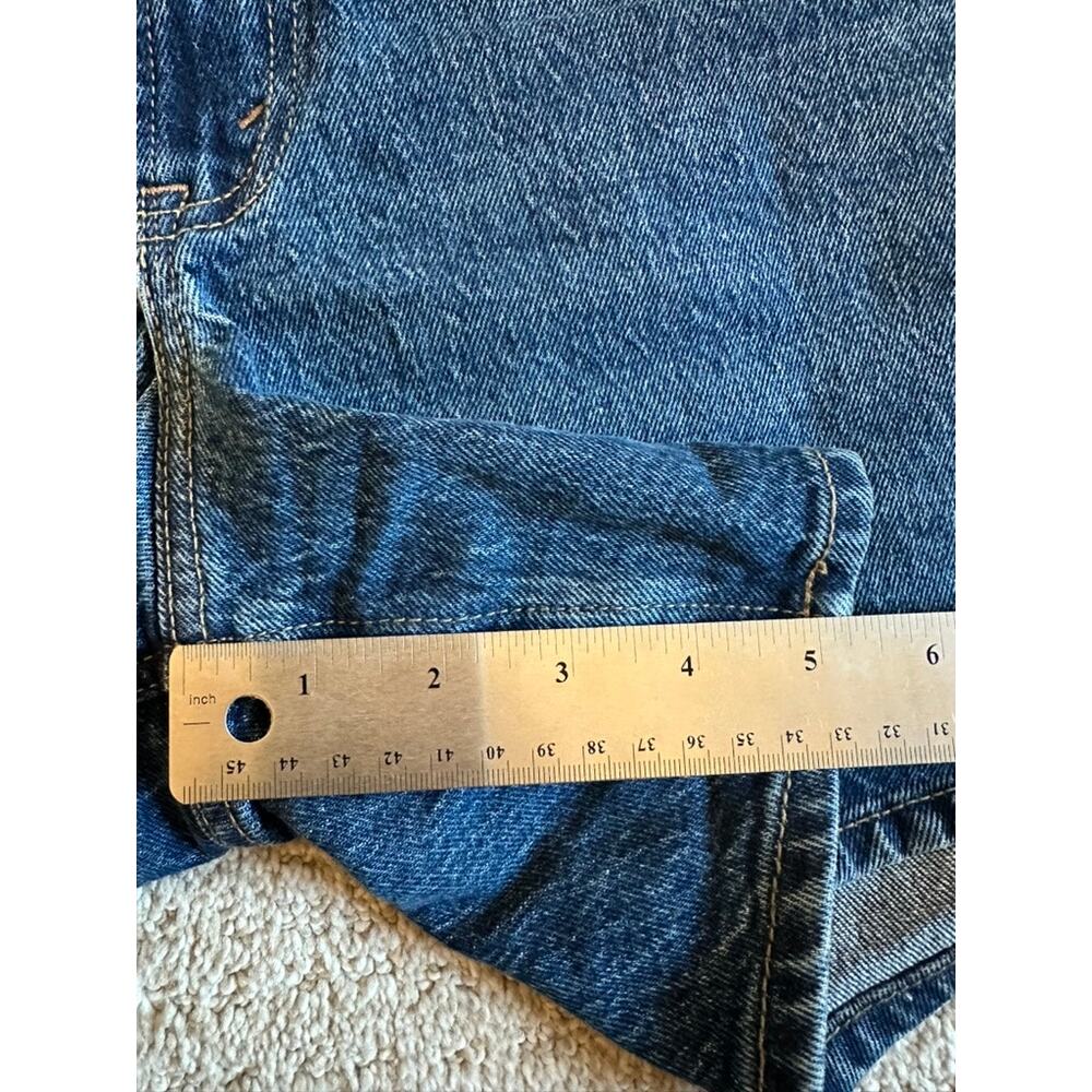 Abercrombie High Rise Dad Short Set 5" Inseam Blue Denim Women 30 - Picture 9 of 10